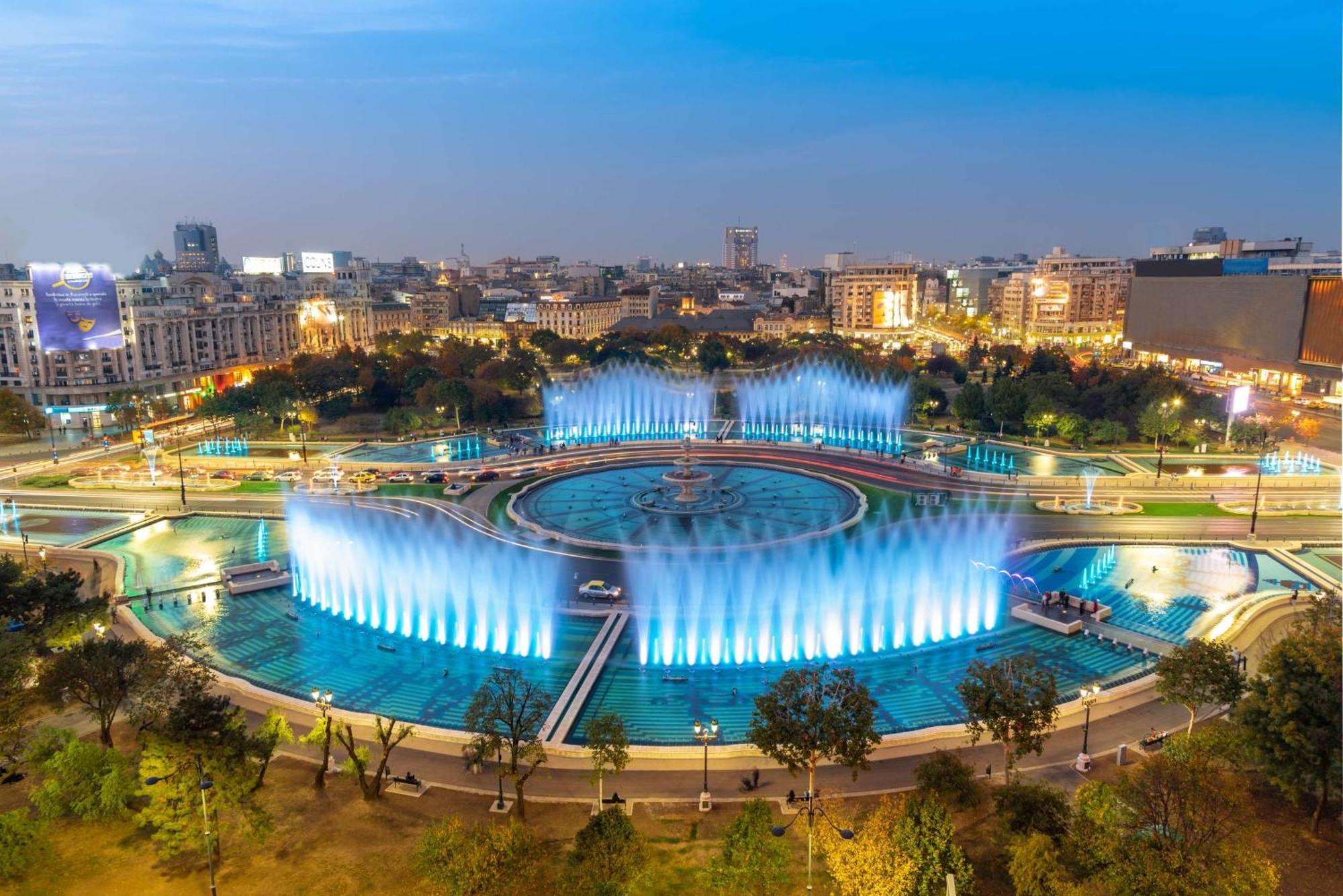 Radisson Blu Hotel Bucarest Esterno foto Fountain of the Waters